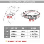 战术款狗项圈 不锈钢卡扣 耐磨尼龙材质中大型犬户外训练项圈现货