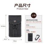 新款时尚男士手机腰包多功能真皮腰包跨境腰包钱包手机包批发