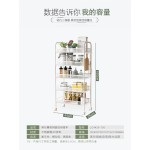 家用置物架厨房微波炉水果篮厨具储物架子落地多层便捷移动储物架