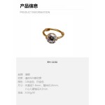 s925银镀14k金色闪闪单钻耳环耳骨环 迷你耳扣 精致时髦日韩耳饰