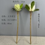 植绒大帝王花仿真花假花造景 婚庆花艺家居装饰以法莲精仿网红花