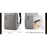 韩版时尚商务双肩包男高中初中大学生书包简约电脑包女士旅行背包