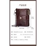 牛船长皮具真皮竖款手机支架钱包送贺卡老公男生日礼物礼盒多卡位