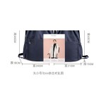 牛津布防水抽绳双肩包男女新款口袋运动旅行篮球背包