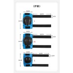 儿童户外运动护具六件套 轮滑滑板护膝护肘套装防撞防护运动装备