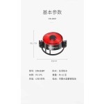 新款儿童学生自行车尾灯迷你户外骑行单车警示灯可充电持久续航夜
