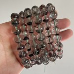 天然正品巴西红幽灵手串半盆聚宝盆彩幽灵四季紫幽灵绿幽灵手串