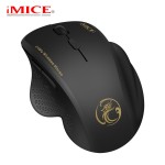 IMICE厂家直供USB跨境2.4G无线鼠标商务办公礼品6键无线游戏鼠标