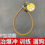 狗狗项圈防爆冲p链小狗脖圈狗脖套大型犬狗链小型犬中型犬防脱p绳