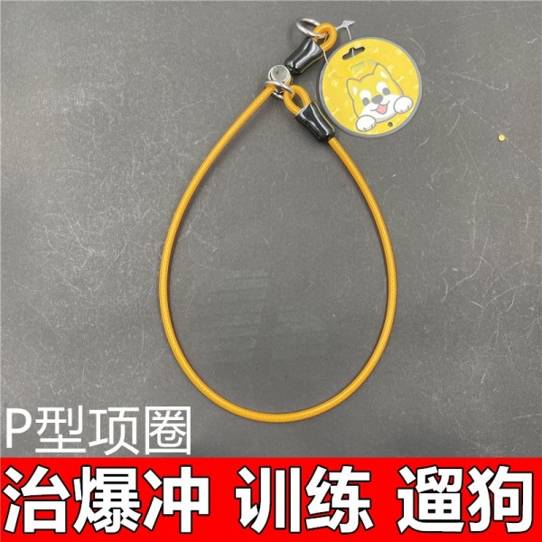 狗狗项圈防爆冲p链小狗脖圈狗脖套大型犬狗链小型犬中型犬防脱p绳
