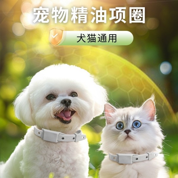 宠物项圈可水洗猫咪项圈带调节扣狗狗颈圈饰品结实耐用猫精油项圈