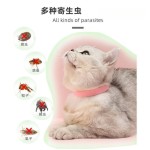 猫咪香樟木项圈狗圈猫圈防跳蚤防虱子螨虫驱蚊宠物除蚤纸盒批发05