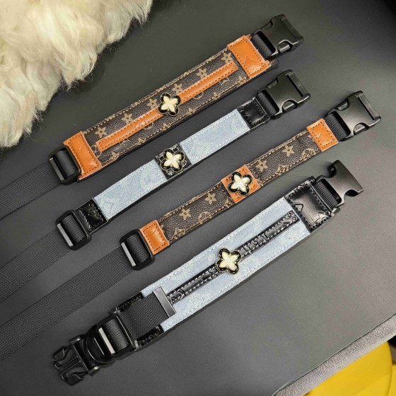 轻奢加宽灵缇狗狗项圈P项圈小中大型犬惠比特杜宾犬脖圈P链牵引绳