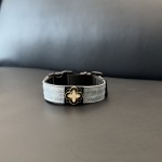 轻奢加宽灵缇狗狗项圈P项圈小中大型犬惠比特杜宾犬脖圈P链牵引绳