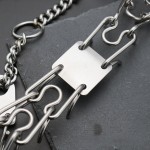 304不锈钢刺激训狗链可调节宠物项圈狗项圈防爆冲刺激项圈亚马逊