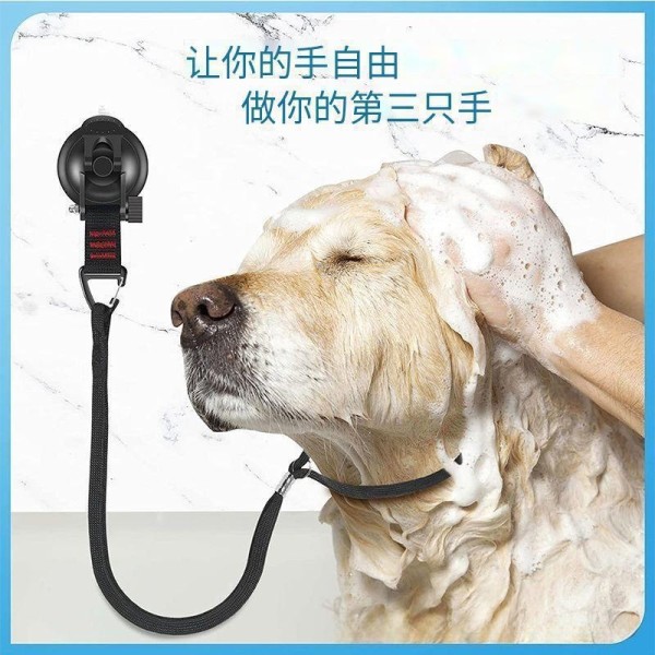 可调节宠物洗澡固定吸盘狗狗清洁剪毛美容台吊绳防乱动固定绳狗链