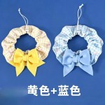 狗狗围兜可爱蝴蝶结可调节围脖项圈小中大型狗猫口水巾发夹萨摩耶