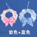 狗狗围兜可爱蝴蝶结可调节围脖项圈小中大型狗猫口水巾发夹萨摩耶