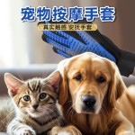 180钉宠物清洁用品除毛去毛刷子撸猫手套true洗澡按摩梳宠物按摩