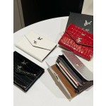 厂家现货鳄鱼纹大牌卡包卡套多卡位香奶证件包杨树林潮牌ys风琴包