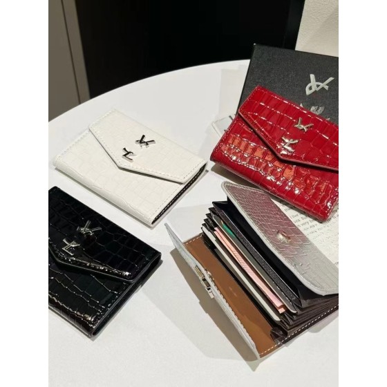 厂家现货鳄鱼纹大牌卡包卡套多卡位香奶证件包杨树林潮牌ys风琴包