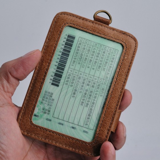小圆象工牌驾驶证公交卡卡包欧美时尚便携会员卡简约头层牛皮