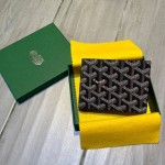 Goyard戈雅印花短款钱包 通用折叠卡包外贸时尚卡夹卡包男女同款