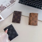 奢潮大牌卡夹老花名片卡包 翻盖3折卡包皮质 证件驾照卡包 多卡槽