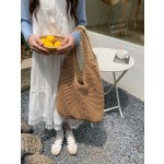 2026夏季原创度假风草编包单肩包新款托特包大容量休闲手提编织包
