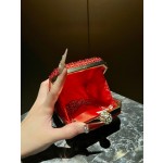 新款闪亮水钻包高级感小手包女士时尚个性迷你晚宴小包轻奢口红包