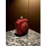新款闪亮水钻包高级感小手包女士时尚个性迷你晚宴小包轻奢口红包