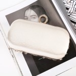 跨境新款镶钻晚宴包纯手工珠绣宴会手拿包戒指晚装包clutchbag