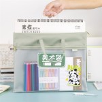 8K素描画板袋儿童补习A4手提袋大号收纳袋卡通可爱学生8开美术袋