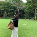 慵懒风复古草编手提包包2024夏季新款大容量编织包通勤休闲托特包