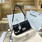 包包女2025新款真皮手提包链条腋下包百搭时尚单肩斜挎包简约