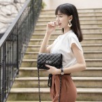 2026春季新款女包 简约时尚易搭菱格链条小方包单肩斜跨小包代发