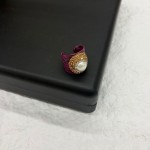 素雅皓白珍珠高级皮革戒指轻量化设计真皮透气运动风活口指环批发