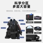 跨境男士斜挎包潮酷防泼水时尚斜挎包男机车大容量休闲简约手提包