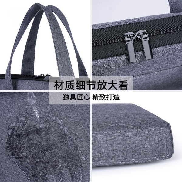商务办公会议包牛津布手提文件袋男士资料袋电脑包公文包印字logo
