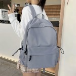双肩包背包男士简约大容量旅行包休闲跨境日韩风初中高中大学生