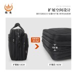 雅杰牛津布公文包男士文件包大容量业务包横款电脑包上班出差时尚