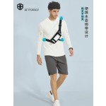 跨境批发跑步专用装备男士腰包运动胸包斜挎轻便户外骑行神器