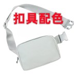 亚马逊lulu同款户外运动腰包女防泼水百搭小包健身女士斜挎胸包