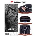 牛船长皮具男士真皮商务休闲单肩斜挎包多功能竖款韩版手提小挎包
