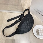腰包女士包2023ladies bag新款单肩包量大从优小包挎包女菱格胸包