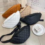 腰包女士包2023ladies bag新款单肩包量大从优小包挎包女菱格胸包