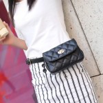2024新款春夏珠宝导购腰包 韩版女式小香包时尚迷你链条单肩腰包