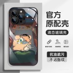 吃瓜新新适用苹果17promax手机壳iPhone16/15新款卡通14玻璃13