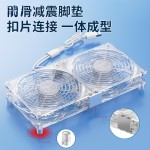 家用静音5V散热器风扇承托架光猫支架快速降温USB路由器散热风扇