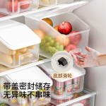 厨房橱柜带盖带轮收纳盒冰箱蔬果调料杂物整理盒厨房专用整理架